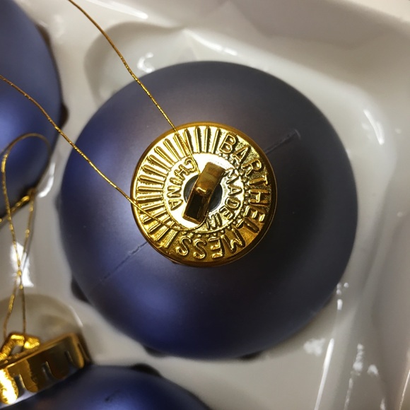 6 Prestige Shatterproof Round Christmas Tree Ball Ornaments 2 3/4” Barthelmess - Picture 4 of 14